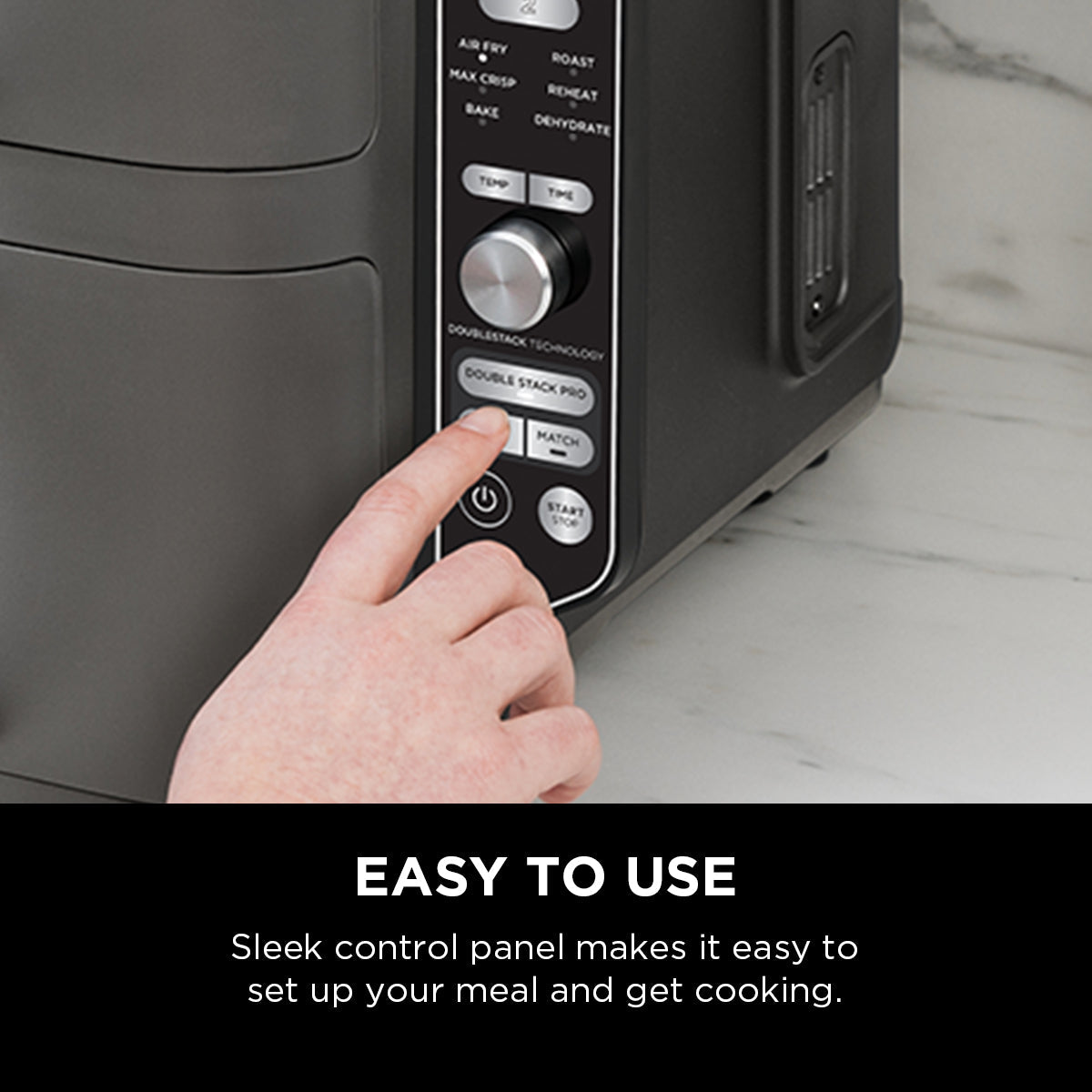 Ninja Double Stack XL SL400ME 9.5L two-drawer air fryer – view 5
