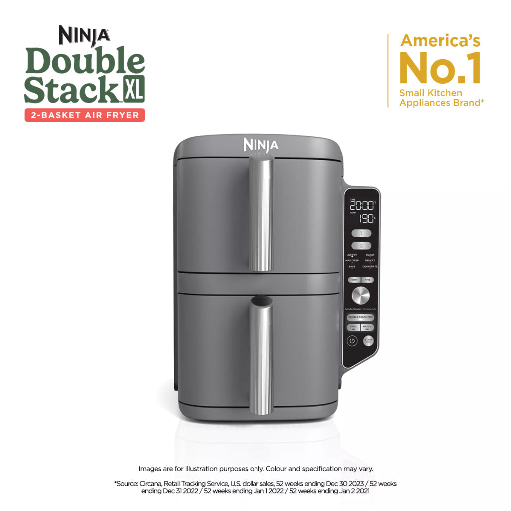 Ninja Double Stack XL SL400ME 9.5L two-drawer air fryer
