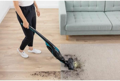 Sencor 2-in-1 Cordless Stick Vacuum 22.2V 45 Min Run Time HEPA Filter Turquoise