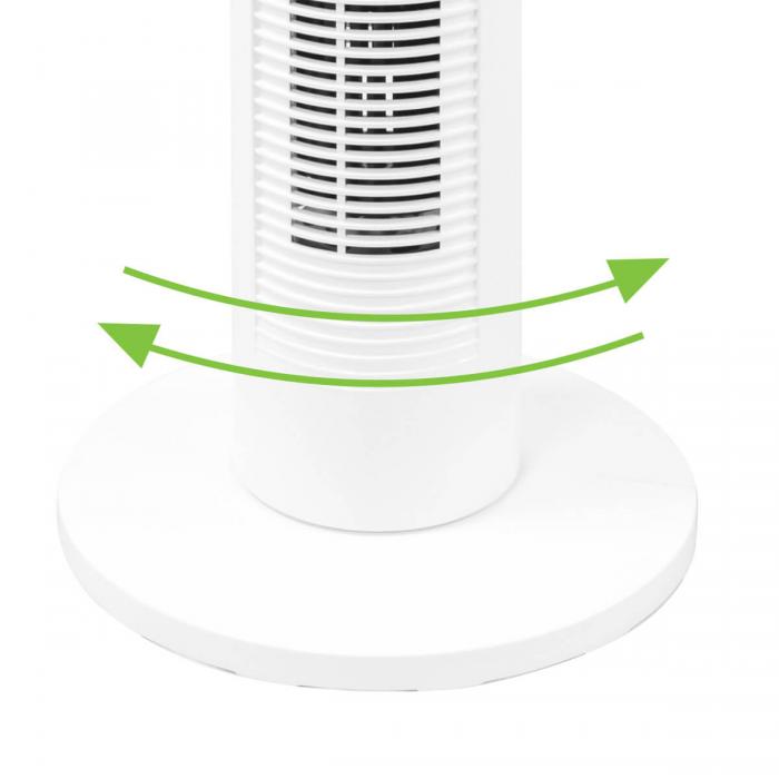 Haeger Tower Wind Fan – 32” (81cm) | 45W Silent Cooling