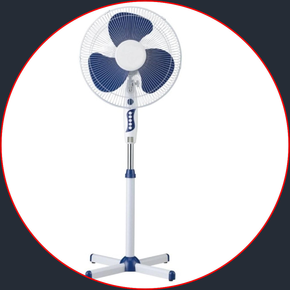 Wave Stand Fan 16 Inch 40W 3 Blades