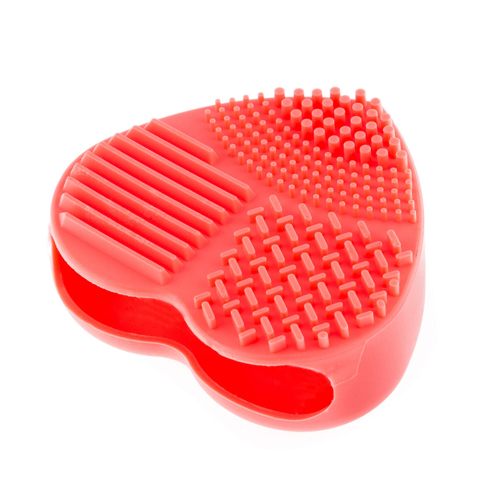 InnovaGoods Make-Up Brush Cleaner Heart