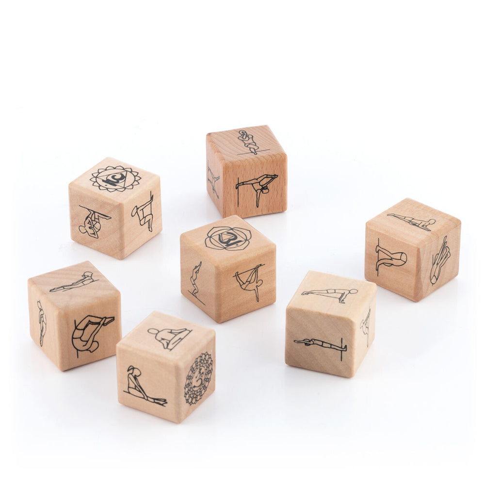 InnovaGoods Yoga Dice Game Anandice 7 Pieces