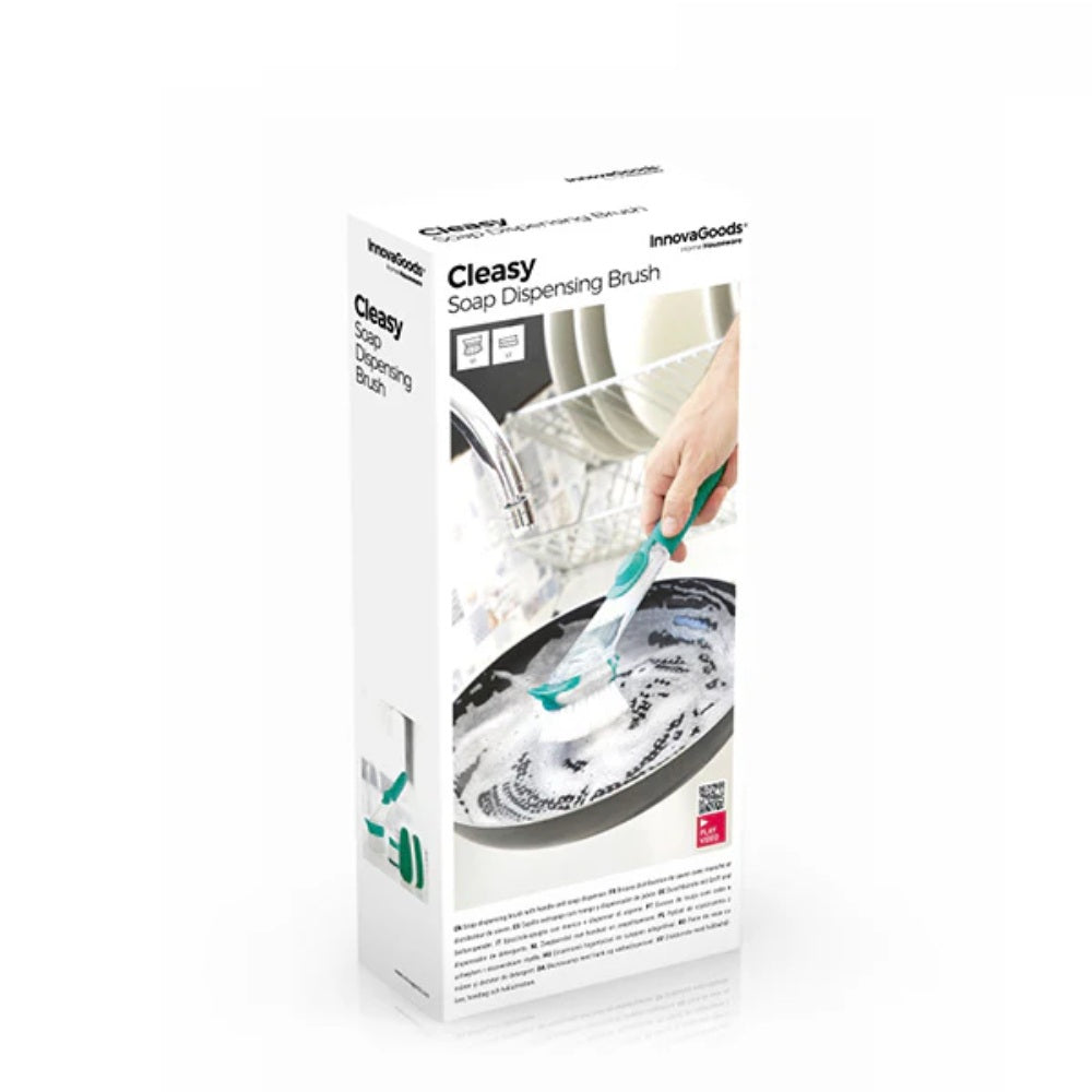 InnovaGoods Scourer Brush With Handle And Soap Dispenser Cleasy  Buy in Lebanon