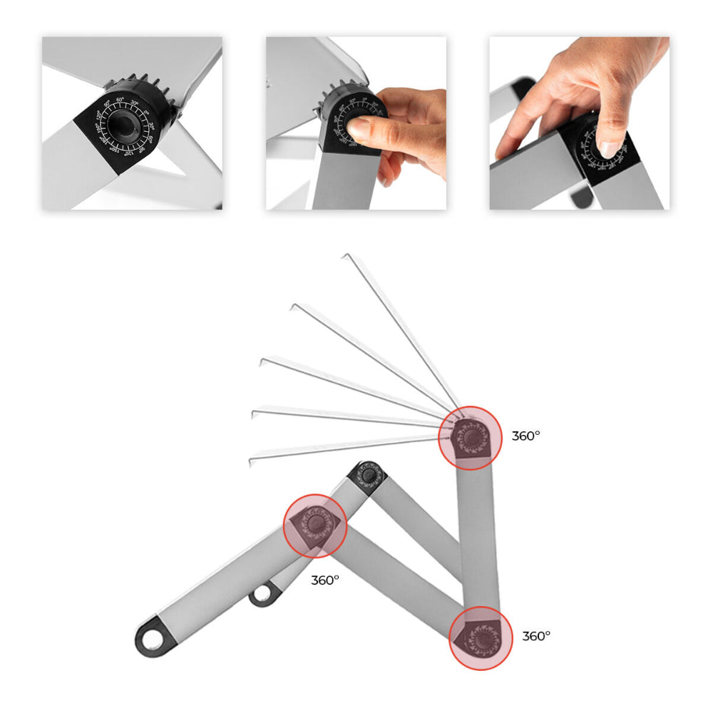 InnovaGoods Adjustable Multi-position Laptop Table Omnible  Buy in Lebanon