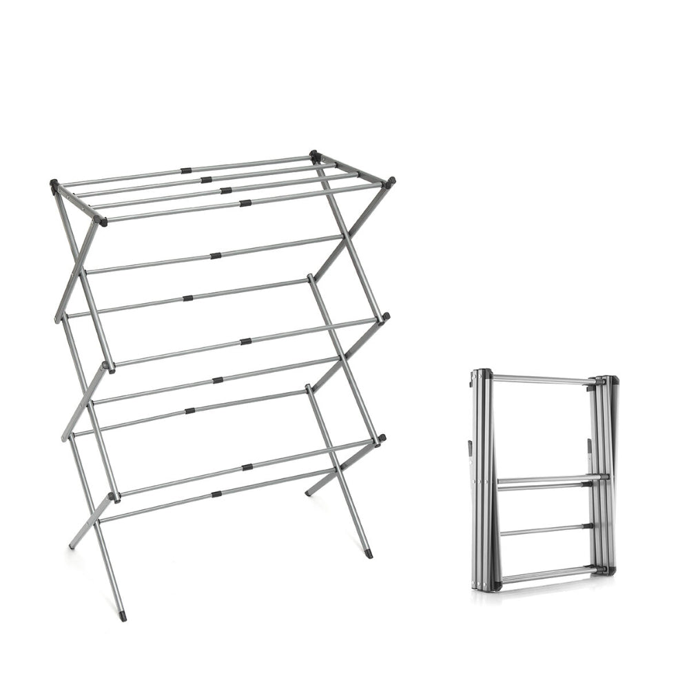 InnovaGoods Folding And Extendable Metal Clothes Dryer With 3 Levels Cloxy