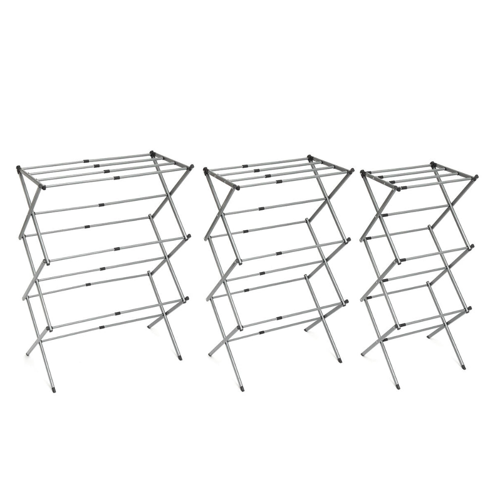 InnovaGoods Folding And Extendable Metal Clothes Dryer With 3 Levels Cloxy
