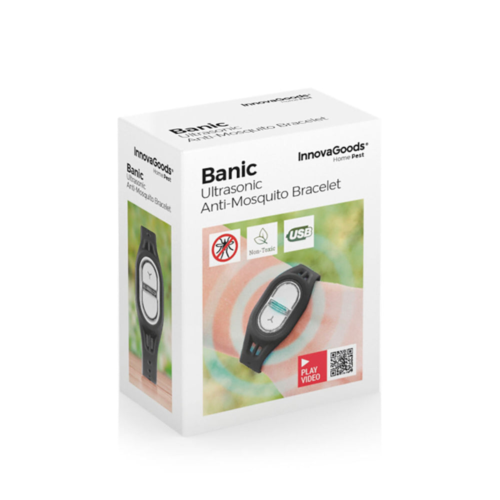 InnovaGoods Rechargeable Mosquito-Repellent Bracelet Using Ultrasound Banic  Buy in Lebanon