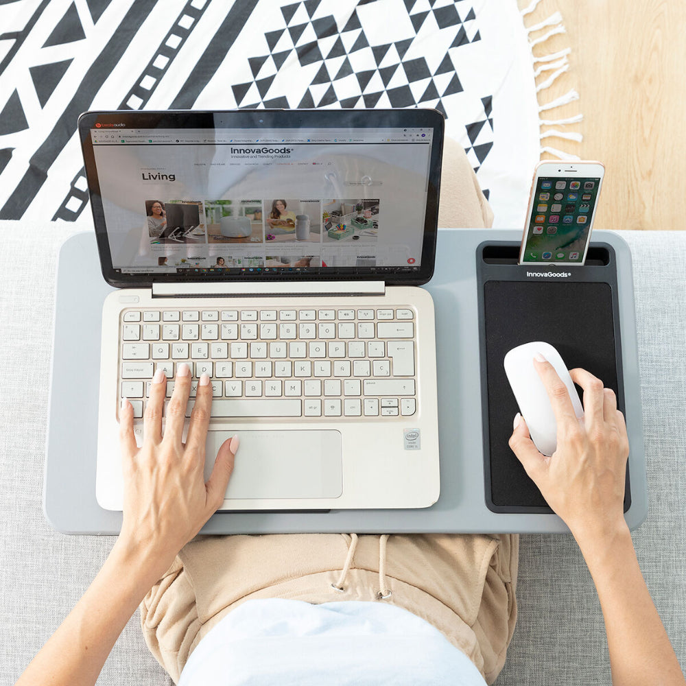 InnovaGoods Portable Laptop Desk With Xl Cushion Deskion  Buy in Lebanon