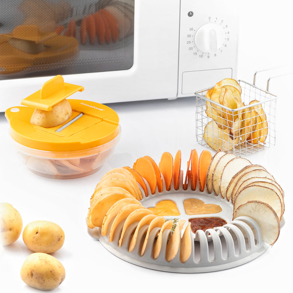 InnovaGoods Set For Making Crisps In The Microwave With Mandolin And  Buy in Lebanon