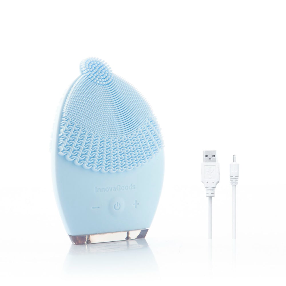 InnovaGoods Rechargeable Facial Cleaner-Massager Vipur