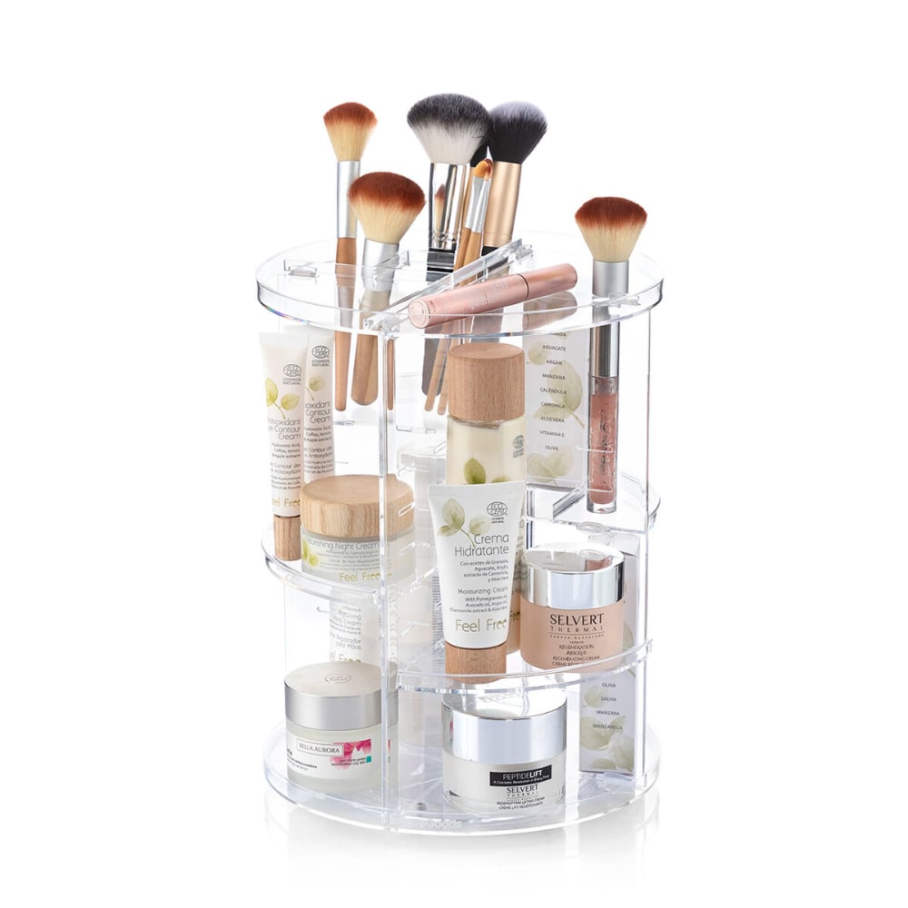 InnovaGoods Rotating Make-Up Organiser Rolkup