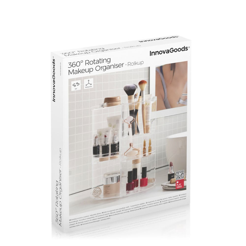 InnovaGoods Rotating Make-Up Organiser Rolkup  Buy in Lebanon