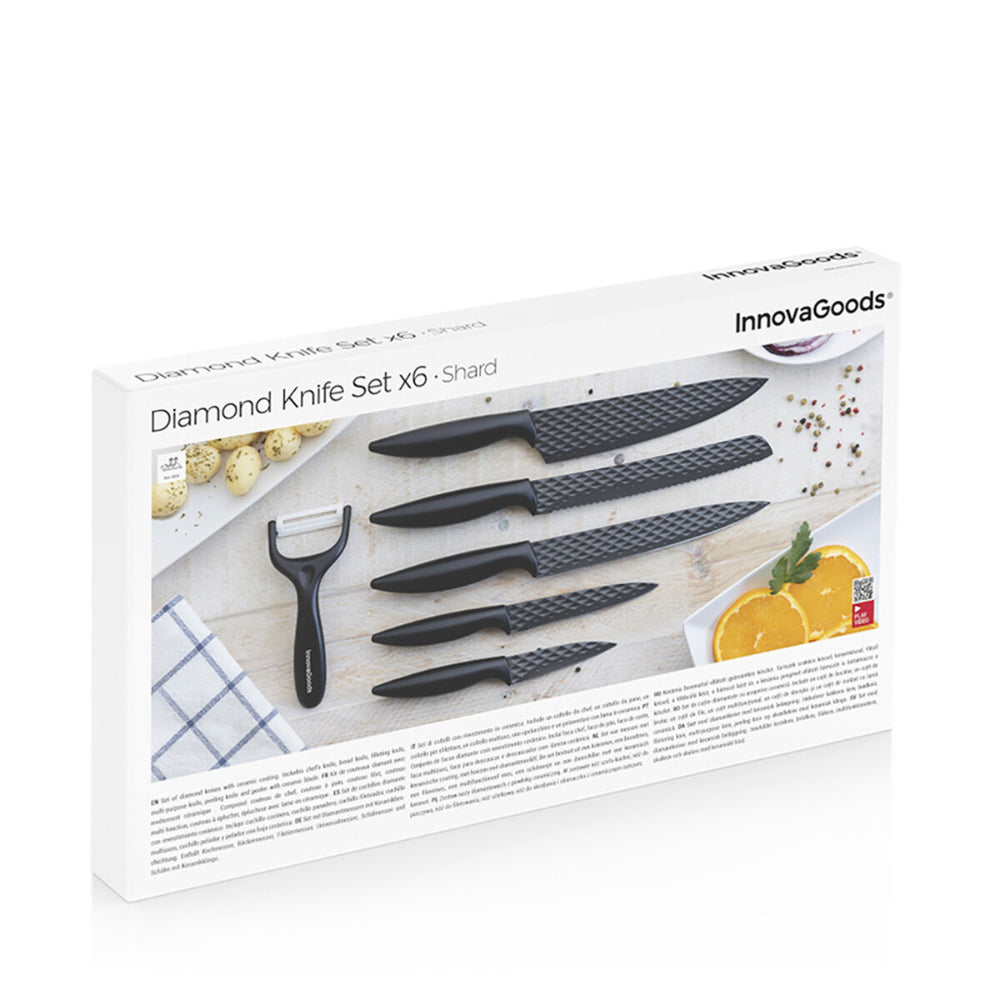 InnovaGoods Diamond Knife Set Shard 6 Pieces  Buy in Lebanon