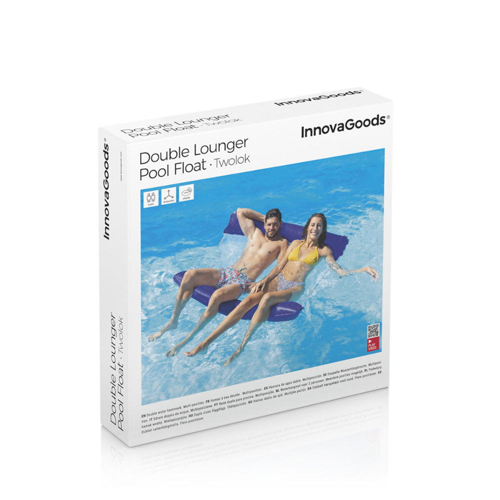 InnovaGoods Double Floating Water Hammock For Swimming Pool Twolok  Buy in Lebanon