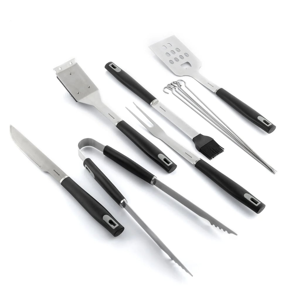 InnovaGoods Bbq Utensils Kit With Case Bbset 12 Pieces