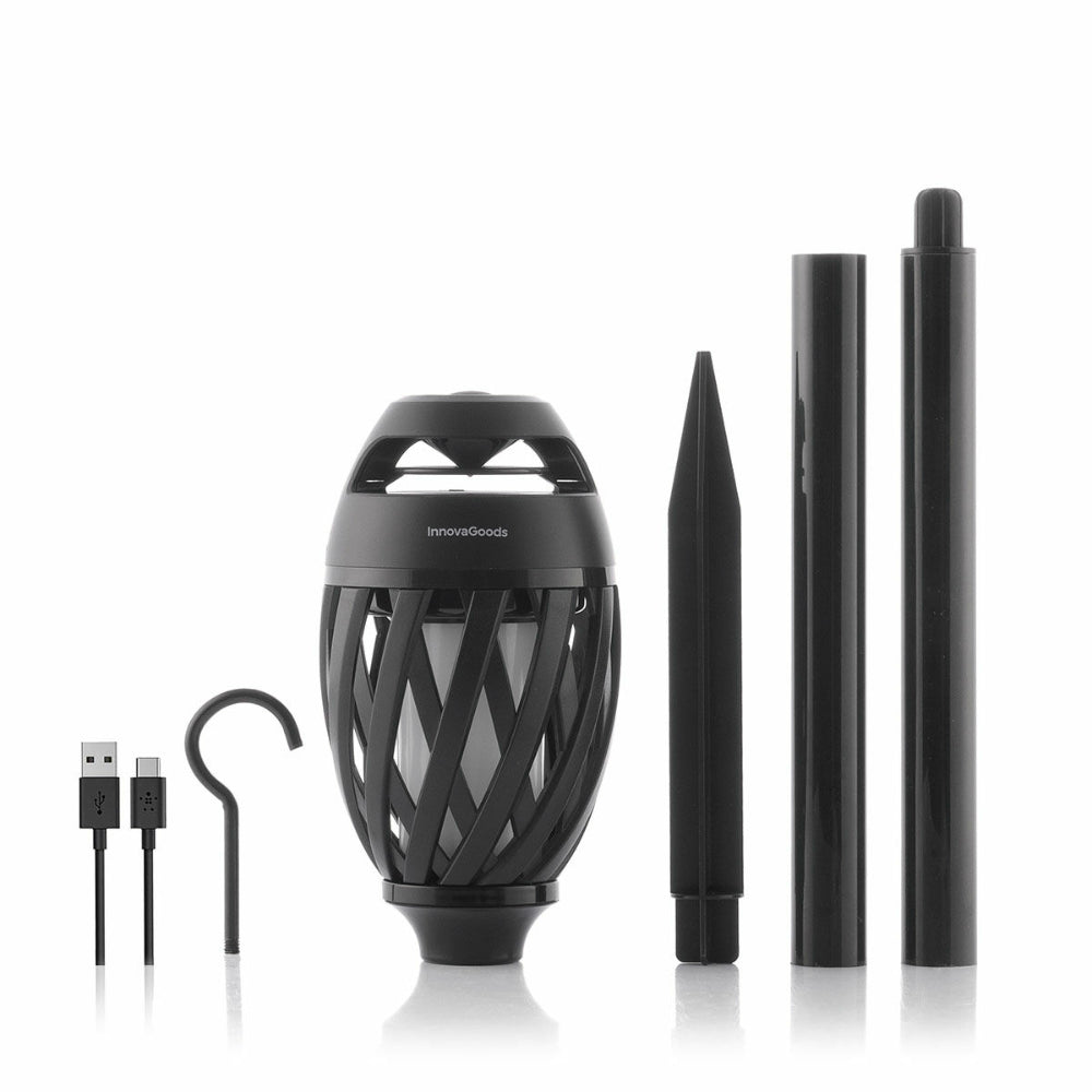 InnovaGoods Wireless Speaker With Flame Effect Led Spekkle