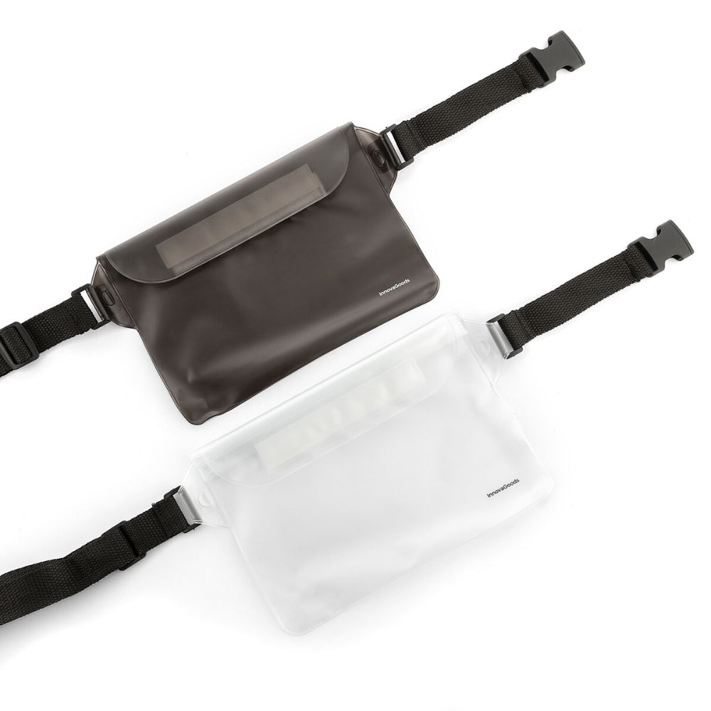 InnovaGoods Waterproof Bum Bag With Adjustable Strap Wannis 2 Units