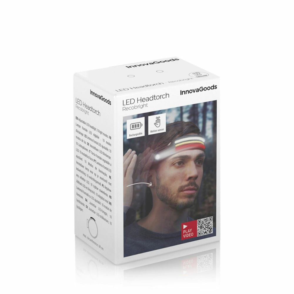 InnovaGoods Rechargeable And Adjustable Led Headlamp Recobright  Buy in Lebanon