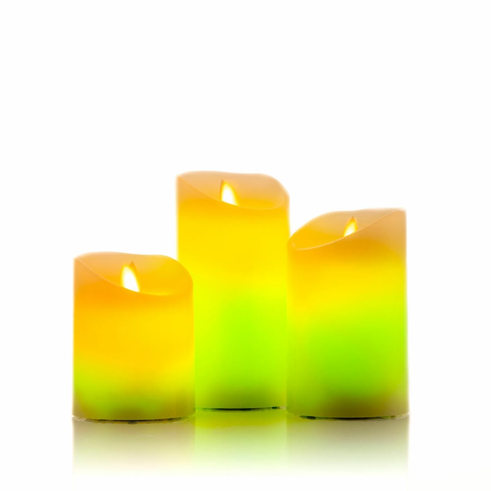 InnovaGoods Multicolour Flame-Effect Led Candles With Remote Control