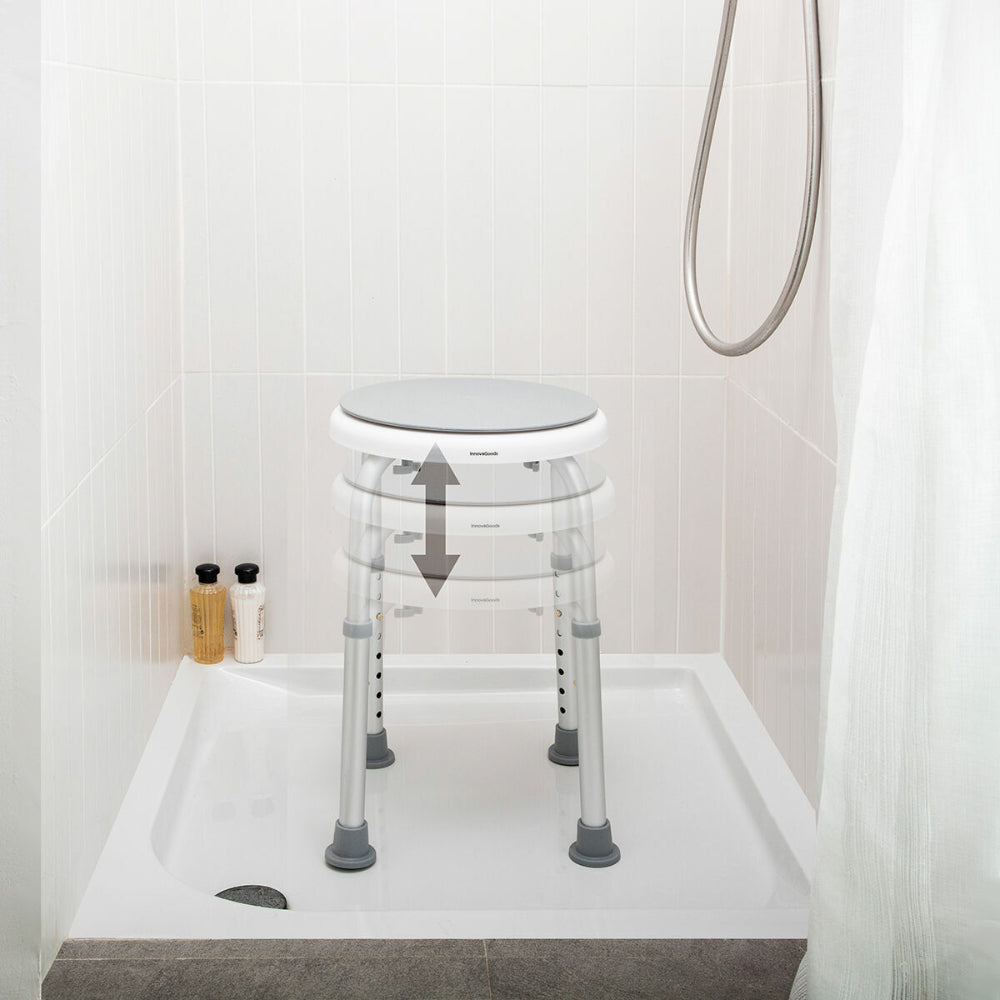 Innovagoods Rotating and Adjustable Bathroom Stool Roshawer