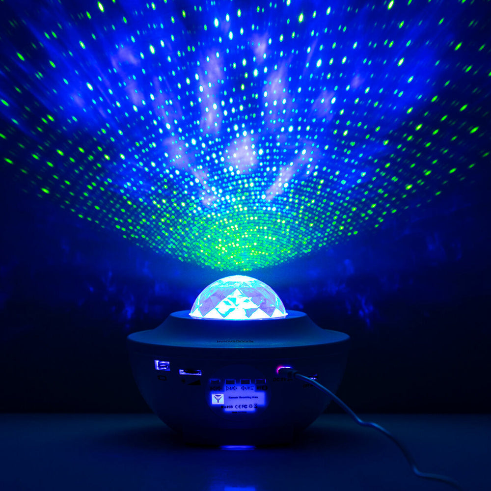 InnovaGoods Led Star Projector And Laser With Speaker Sedlay