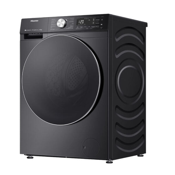 Hisense 12kg Washer 8kg Dryer 2-in-1 Wi-Fi Auto-Dose Inverter Steam Wash Black