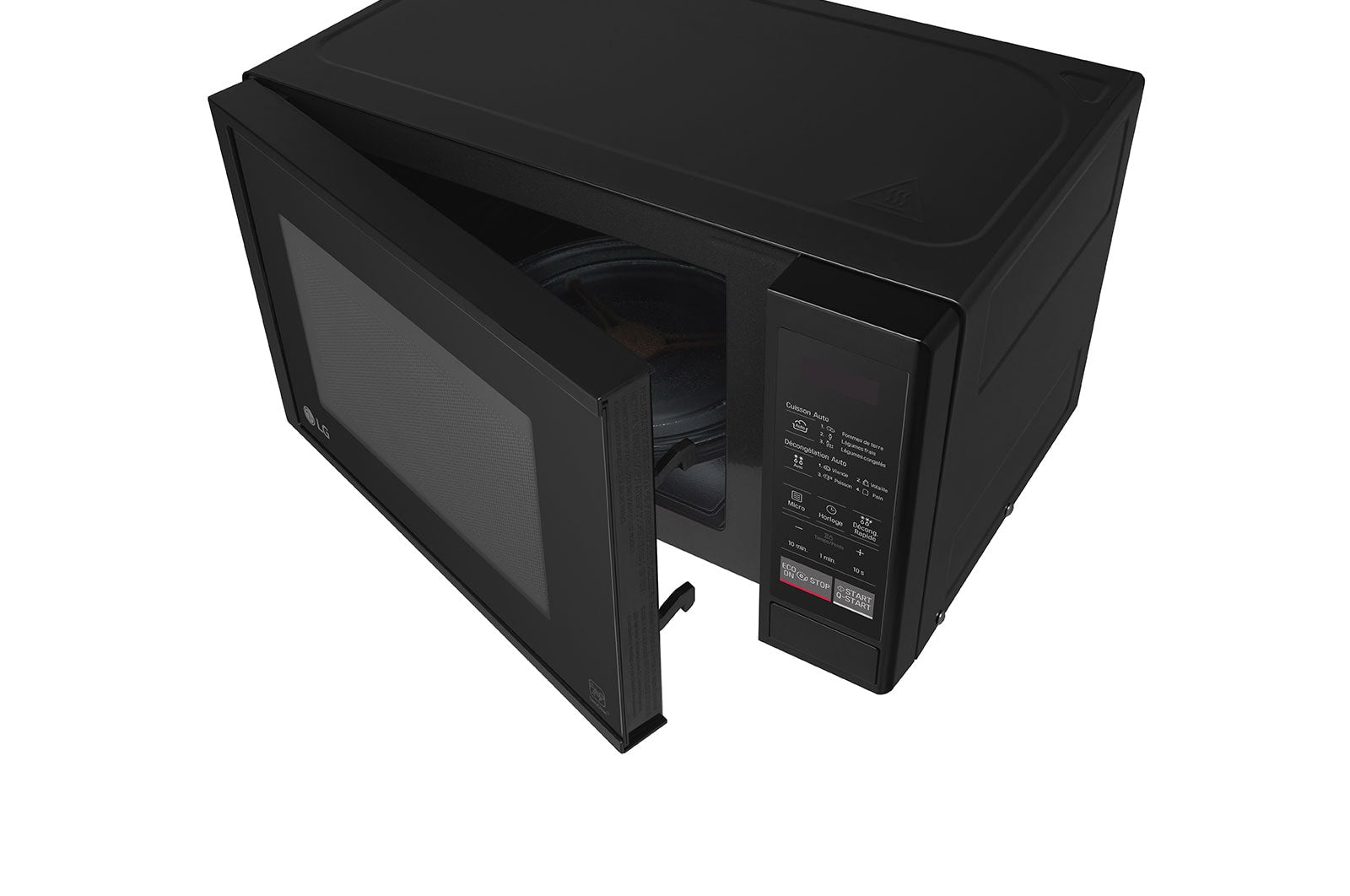 Lg Microwave 20L With Easyclean Coating, Rounded Corners, Black