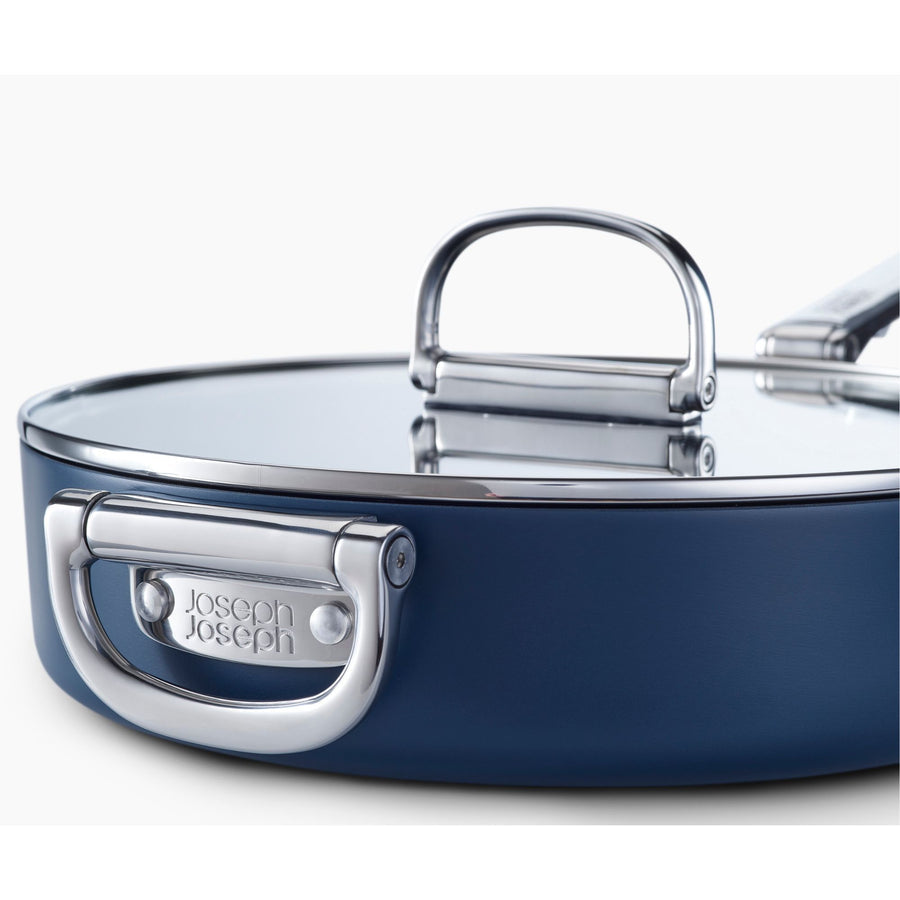 Joseph Joseph Space 28cm Frying Pan with Lid – Midnight Blue