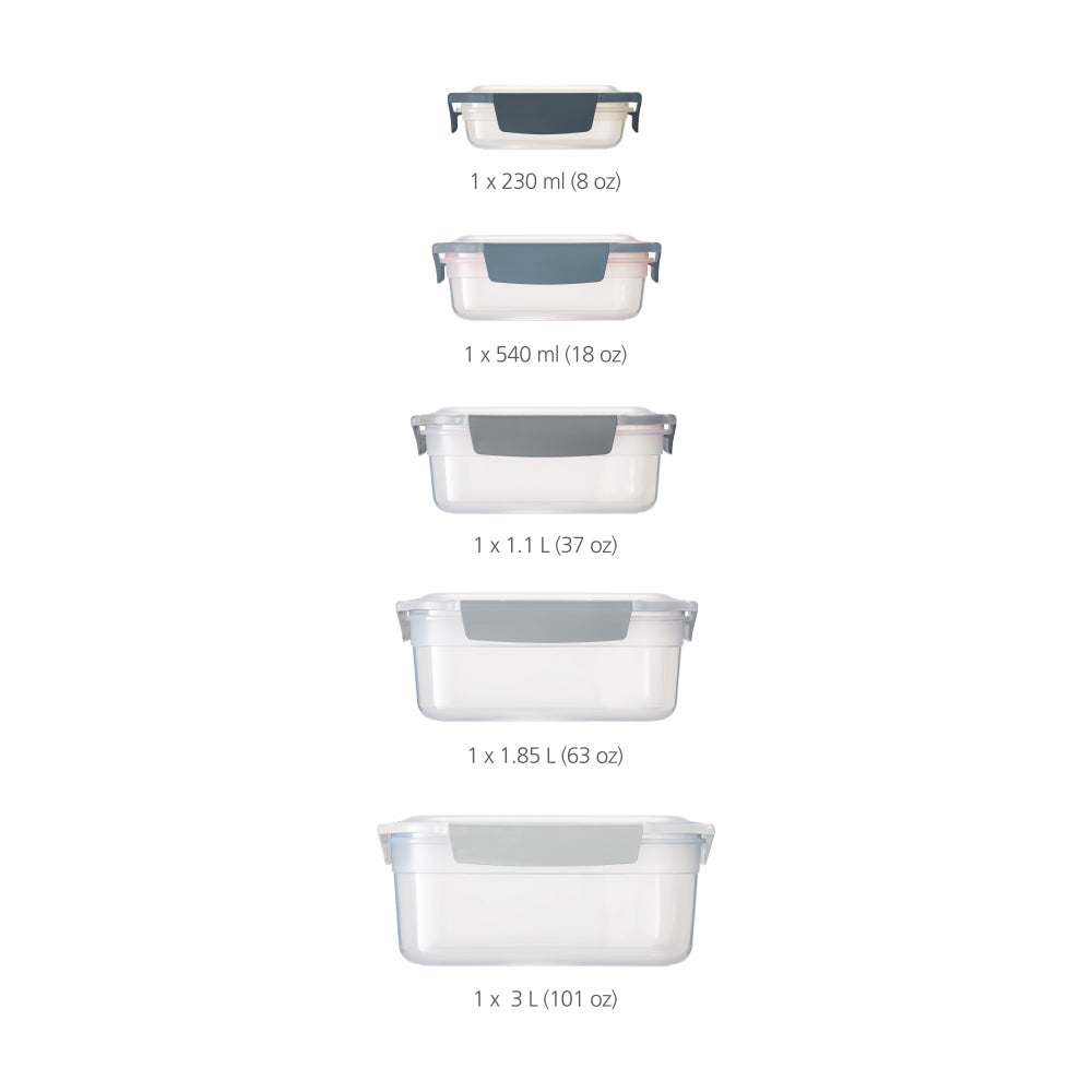 Joseph Joseph Nest™ Lock 5-Piece Blue Container Set - Editions