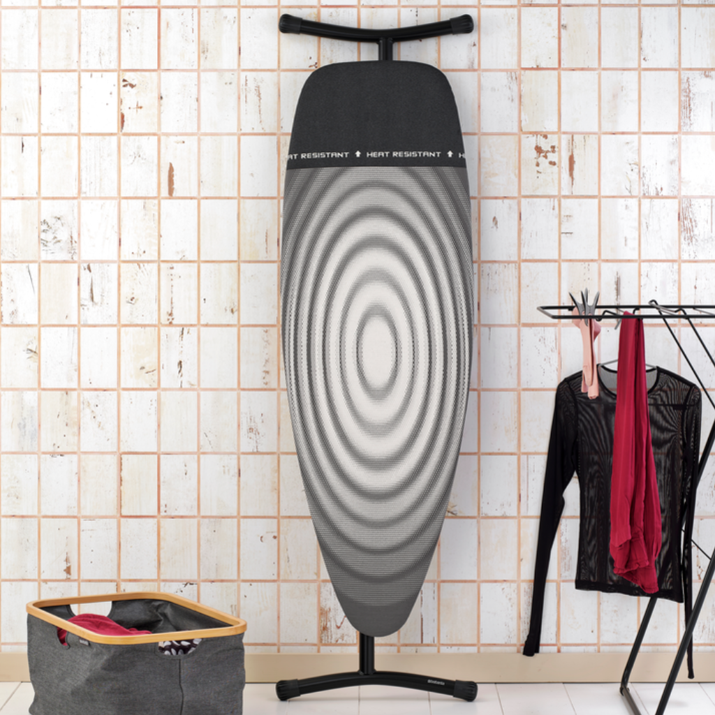Brabantia Ironing Board D 135 x 45 cm Solid Steam Iron Rest – Black