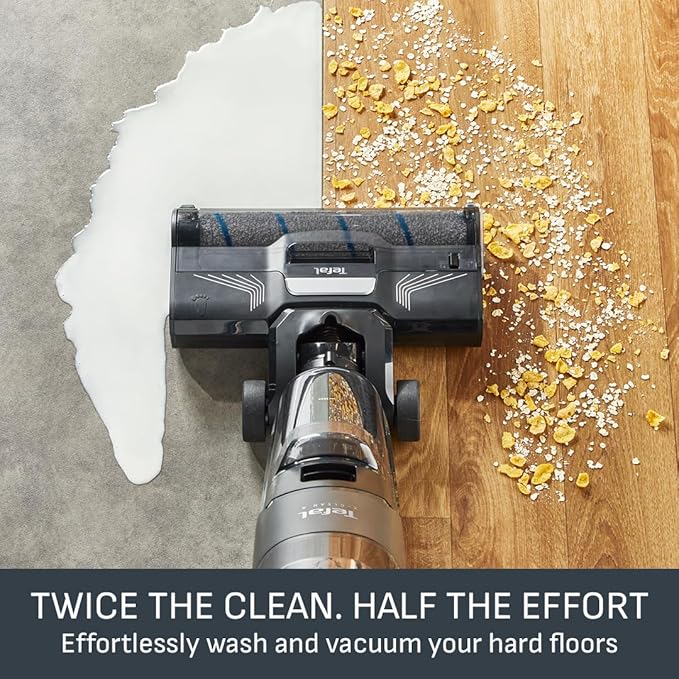 Tefal X-Clean 4 Cordless Mop – 50 Min Runtime, 200W, Self-Cleaning