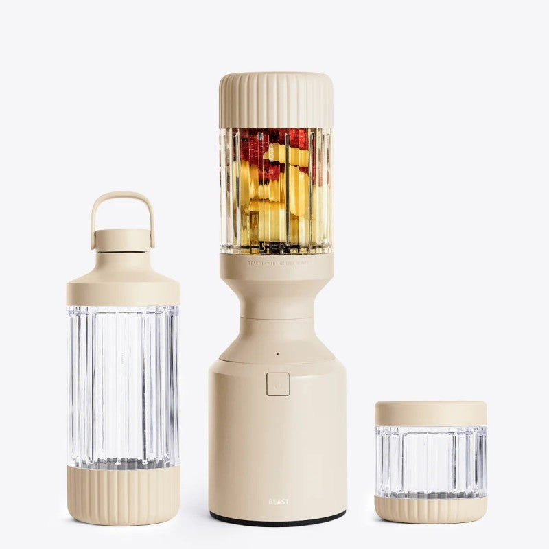 Beast Mega 1200 Plus Full Size Blender 1200W 3 Vessels Sand B12MH BE EU