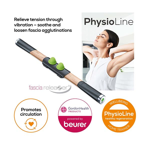 Beurer Mg 850 Fascia Massager Removes Fascia Clumps And Rejuvenates Muscle Tissue - 64038 - Black