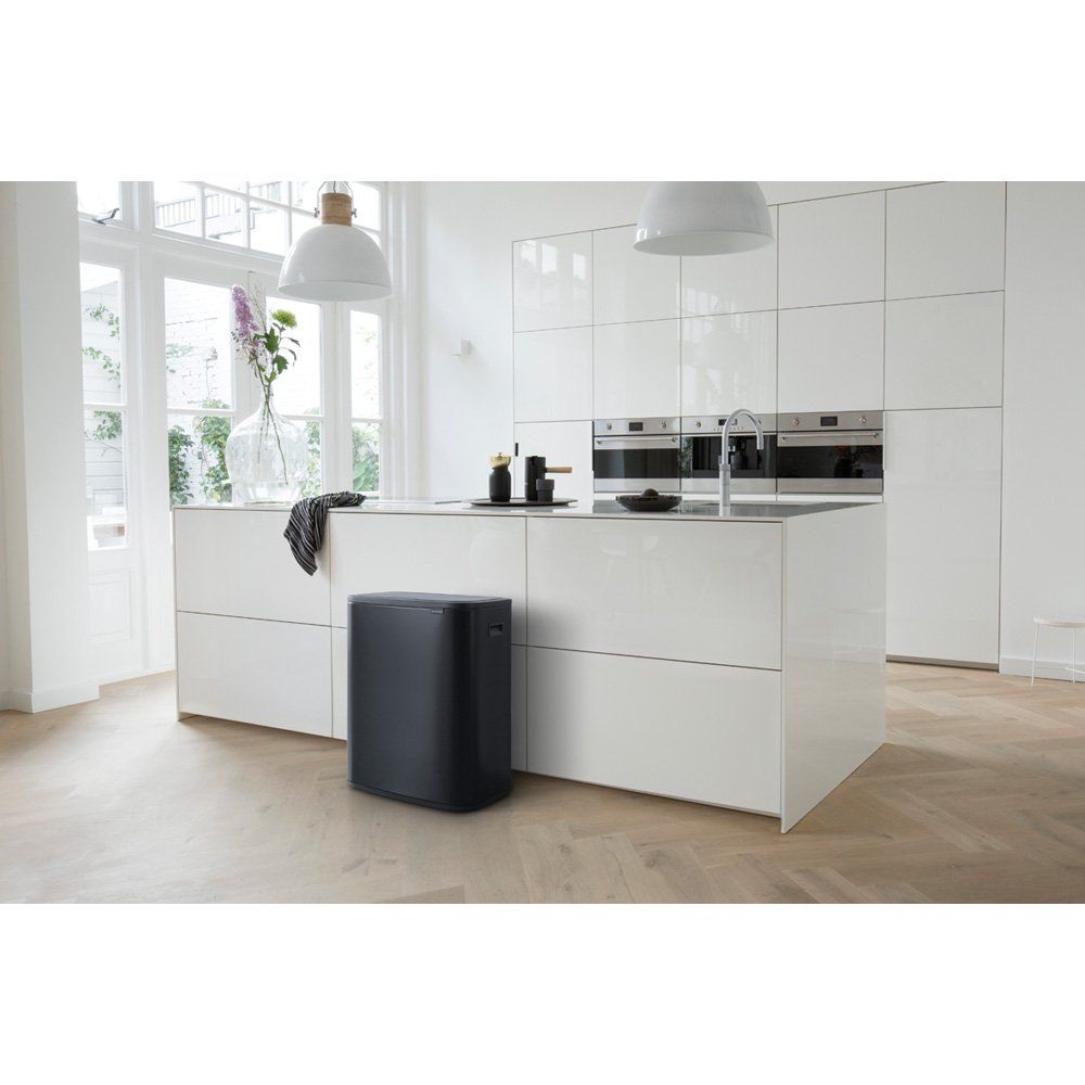 Brabantia Bo Touch Bin 60L – Matt Black