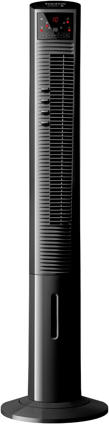 JTC Tower Fan with Water Sprayer Swivelling 120 cm High 3 Speed Settings 3 Operation Modes 12 Hour Timer Remote Control 90 W