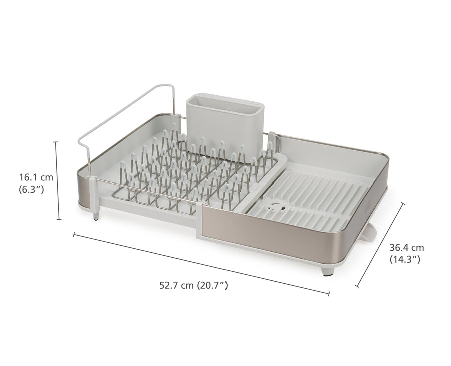 Joseph Joseph Extend™ Expandable Dish Drainer – Stainless Steel Finish