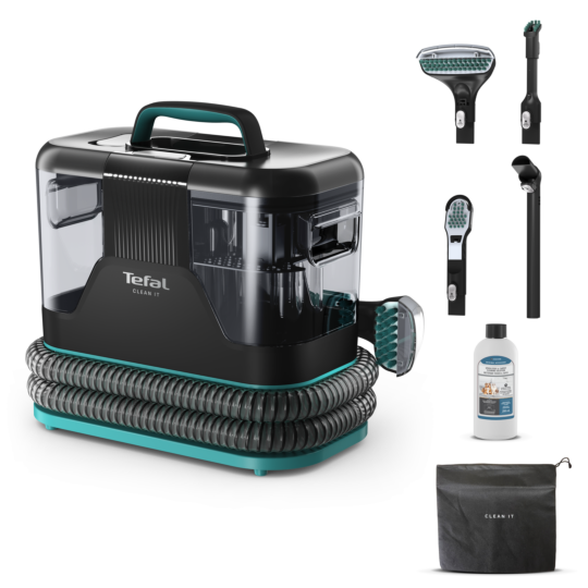 Tefal CLEAN IT SpotmPortable Carpet Cleaner  750W for Carpets, Cars & Pet Messes