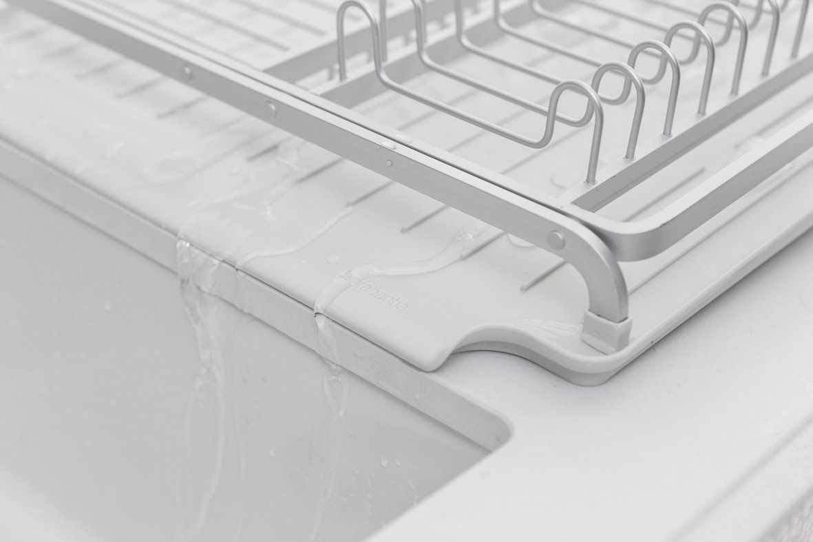 Brabantia SinkSide Dish Drying Rack – Light Grey