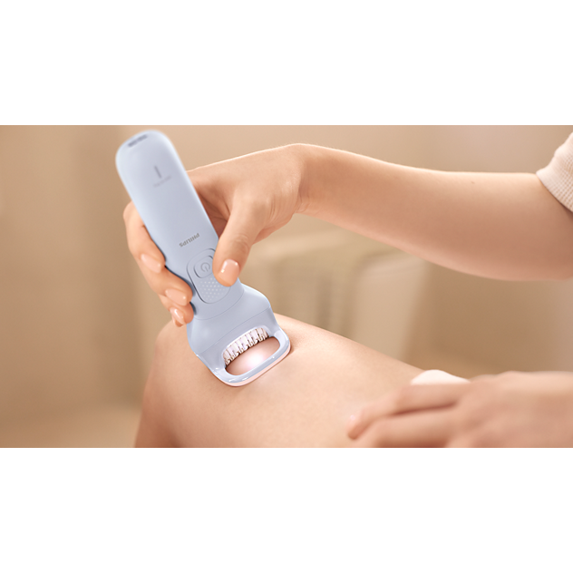 Philips Epilator 8000 Series BRE709/00 Cordless Wet Dry Ceramic Tweezers Box
