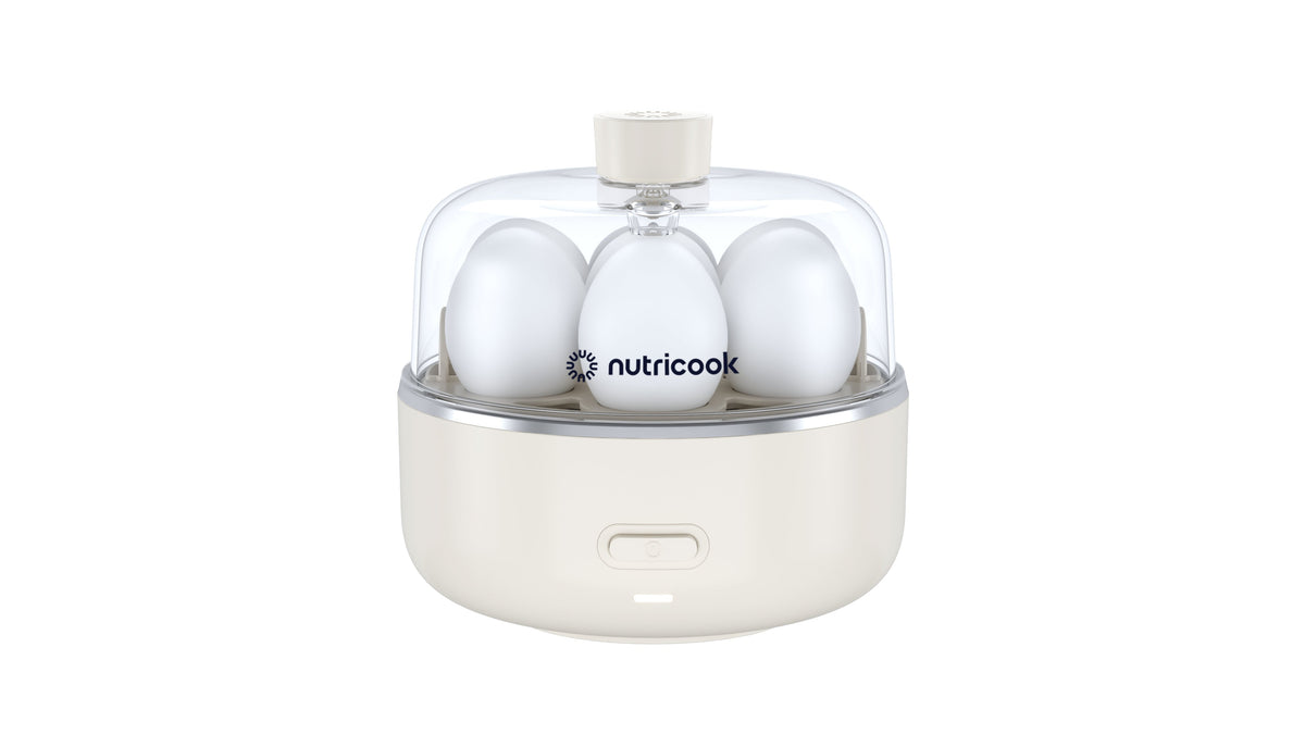 Nutricook Eggi egg cooker sand white – view 2