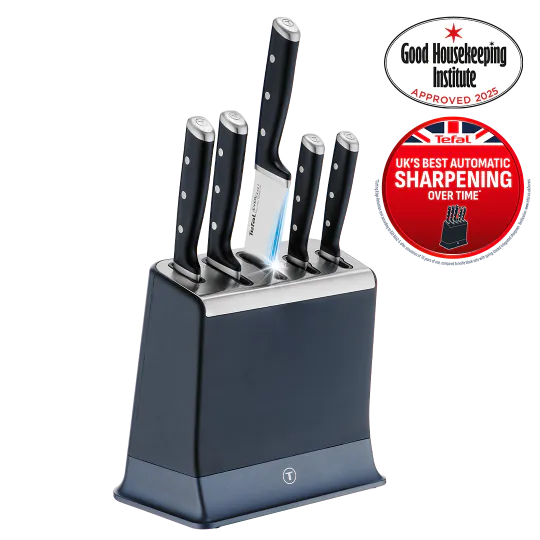 Tefal EverSharp Pro 5-Piece Knife Block Set - Thumbnail 3
