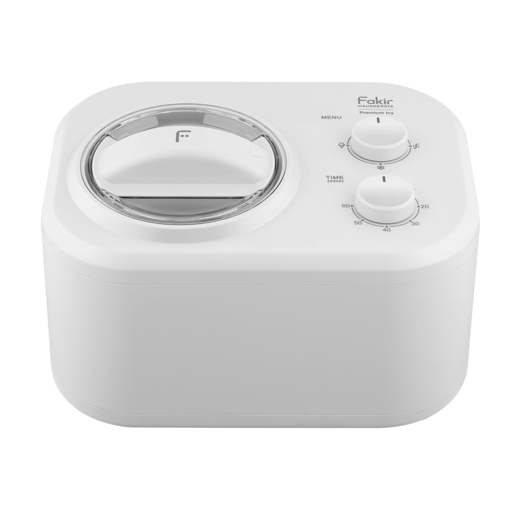 Fakir Premium Icy Ice Cream Maker White 100W Compressor 1L Stainless