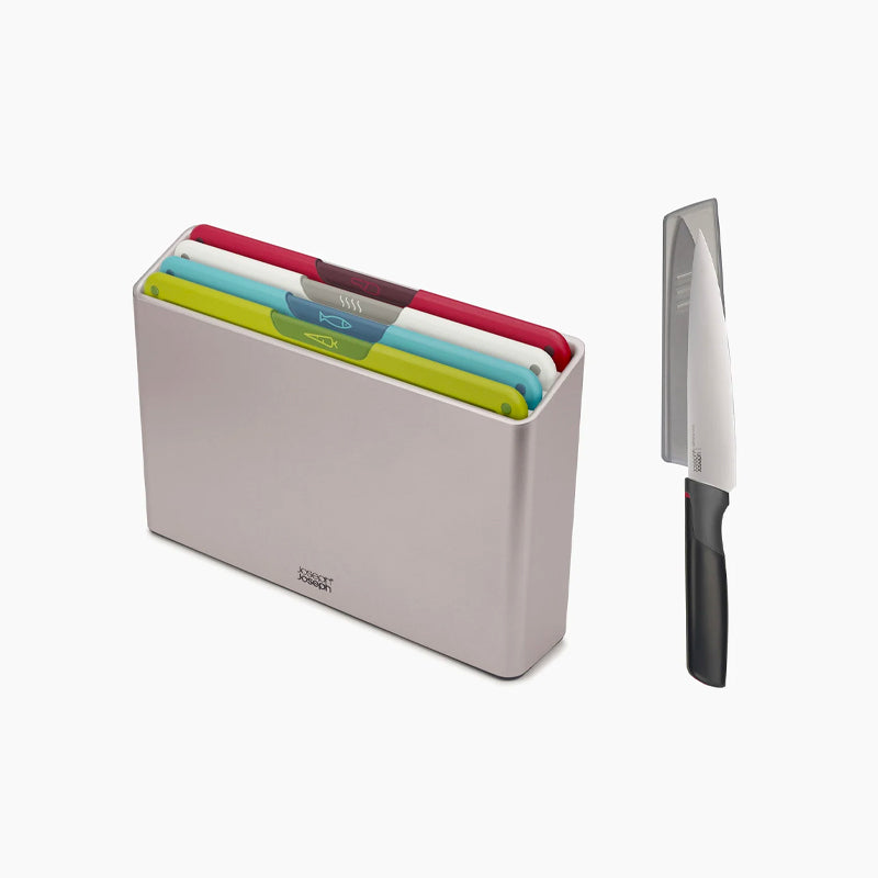 Joseph Joseph Folioâ„ Icon 4-Piece Chopping Board Set With Chef Knife