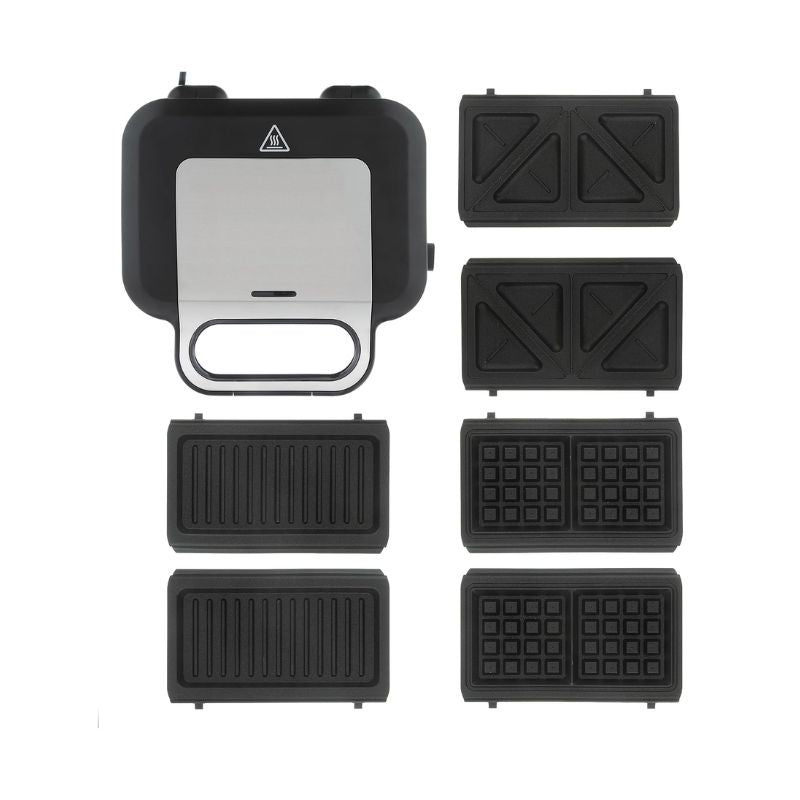 Russell Hobbs Multifunctional 3-In-1 Sandwich Maker, Waffle Iron, Contact Grill