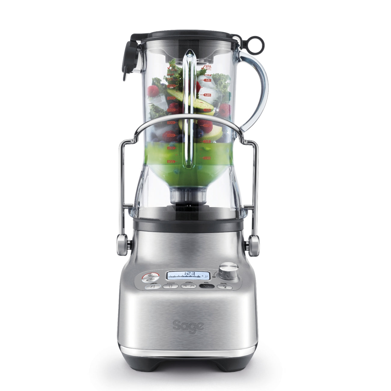 Sage, 3X Bluicer Pro, Juicer And Blender, Brushed Stainless