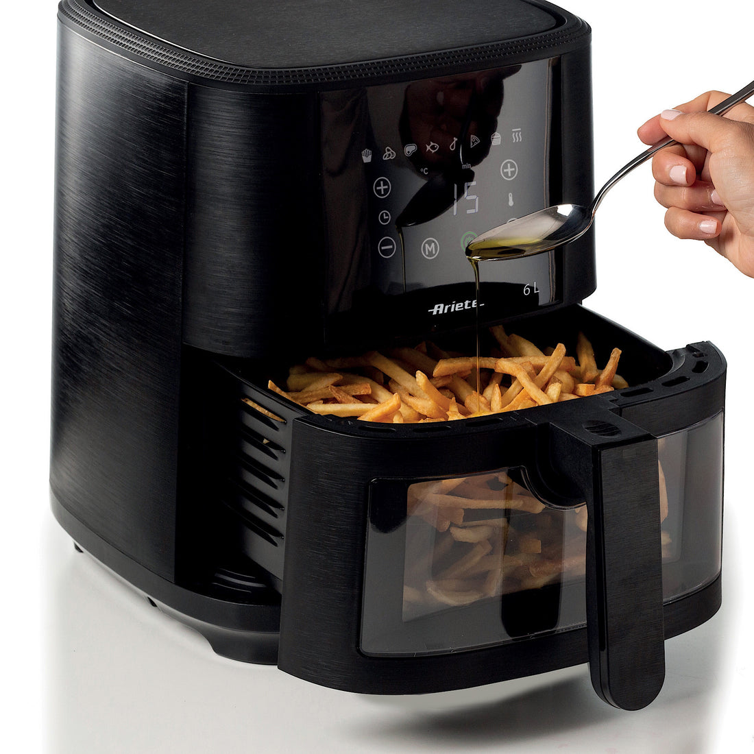 Ariete Airfryer with Transparent Basket – 6L