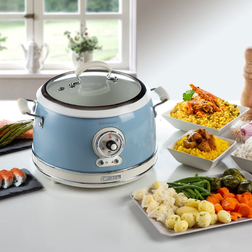 Ariete Vintage Rice & Slow Cooker 5-in-1 Steam Cooker 700W Non-Stick