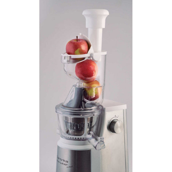 Ariete Slow Juicer 400W Centrika Metal Cold Press Extractor Stainless Steel