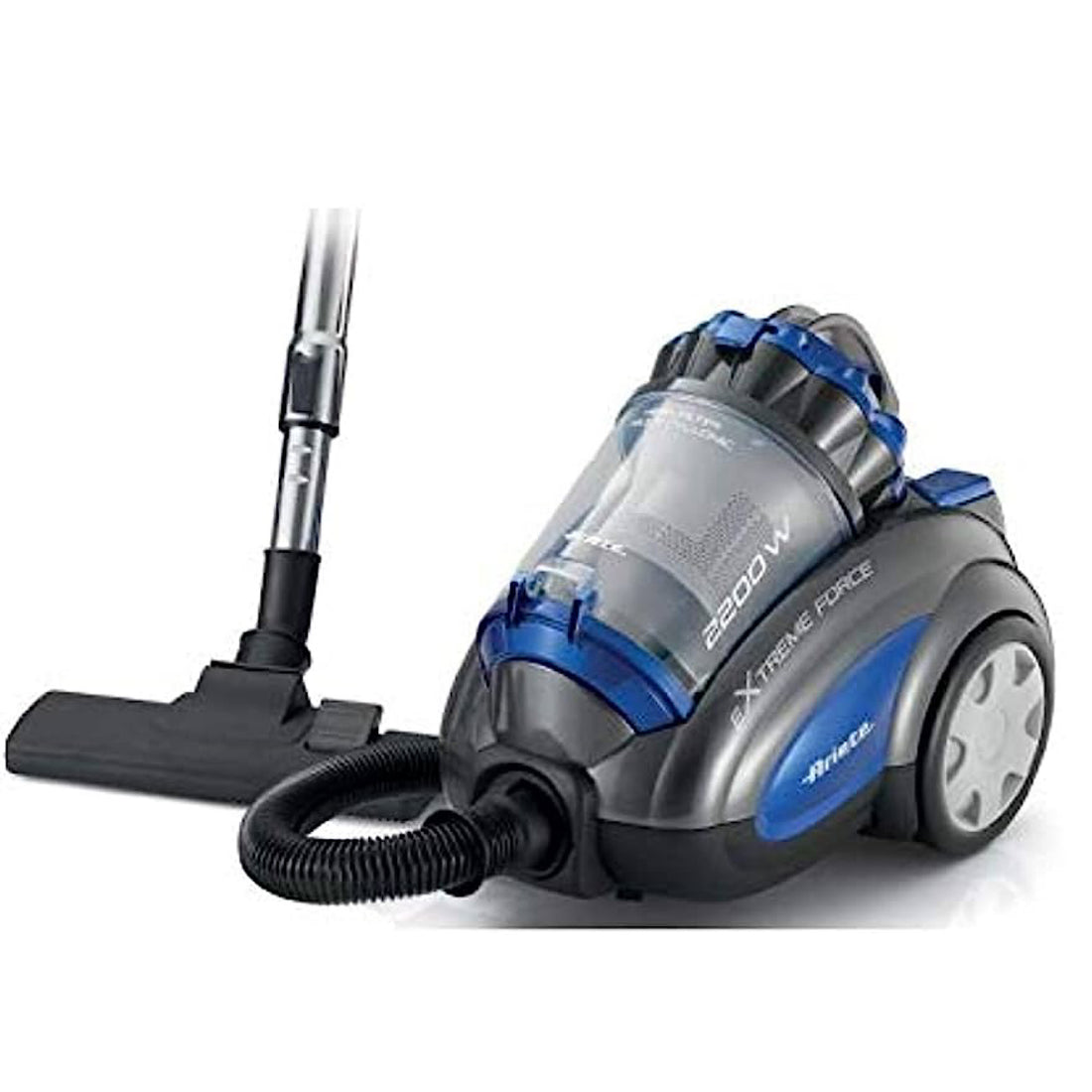 Ariete Bagless Vacuum Cleaner Extreme Force – 2200W, Grey/Blue